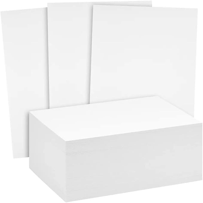 Reskid 100 Pack of 11x14 Poster Board - 110LB Premium Smooth White Cardstock - - Image 5