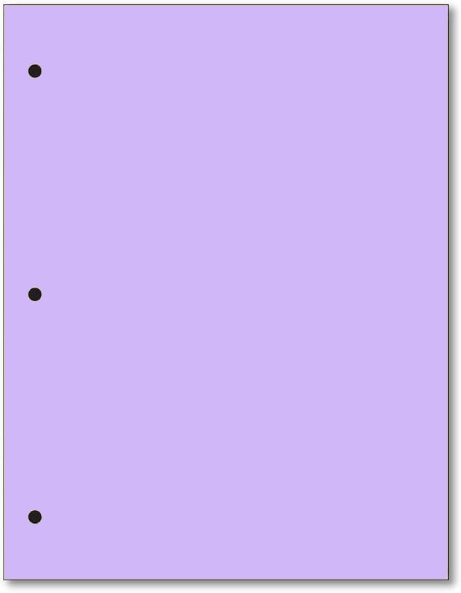Copy And Printing Color Paper, 20 Lb. 3 Hole Punch 500 Sheets Per Ream. by Limited+Papers