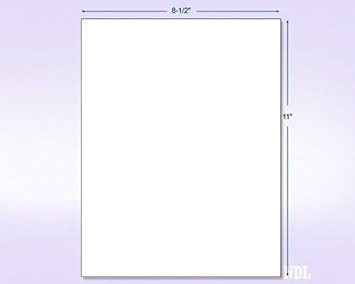 NextDayLabels - 8-1/2 x 11" Neon Color High Light Fluorescent Labels - Image 2