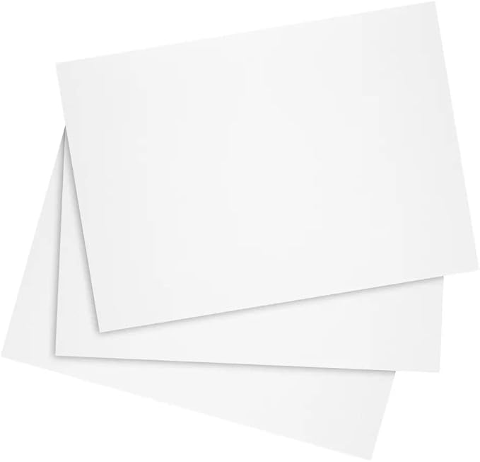 Reskid 100 Pack of 11x14 Poster Board - 110LB Premium Smooth White Cardstock - - Image 3