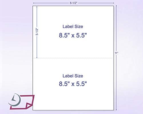 NextDayLabels 8-1/2 x 11" Neon Color High Light Fluorescent Labels - Image 2