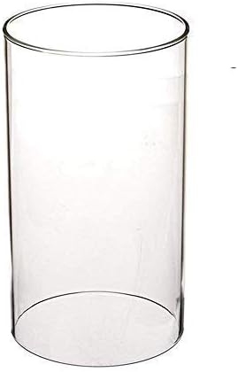 Sunwo Glass Shade Straight Cylinder Glass Lamp Shade Replacement by SUNWO