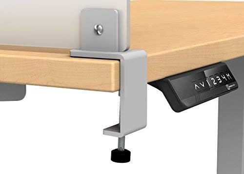 VaRoom Studio Wing Desktop Privacy Panel – Frosted Acrylic Clamp-on Desk - Image 6