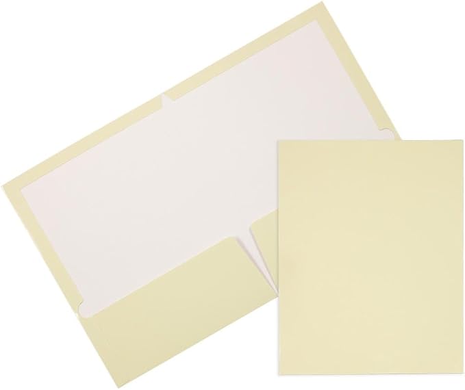 JAM PAPER Laminated Two Pocket Glossy Folders by JAMPaper