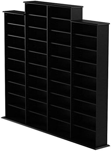 Prepac 4 Column Tall Cabinet Media, Quad Width Wall Storage - Image 6