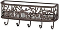 mDesign Wall Mount Metal Entryway Storage Organizer Mail Sorter Basket by mDesign
