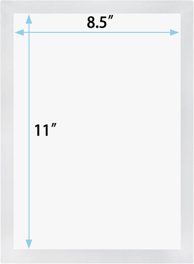 JIUYE 8.5x11 Magnetic Sign Holder, Self-Adhesive Magnetic Frames, Wall Mount - Image 2
