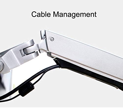 NBGYS XSJ8012WT Aluminum Alloy Mechanical Spring Arm Wall Mount Laptop Holder - Image 3