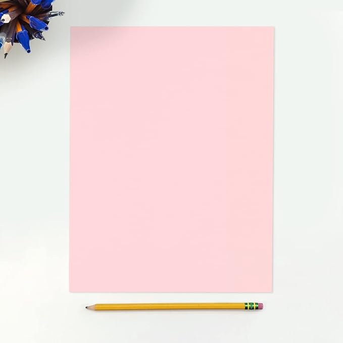 LUXPaper 8.5" x 11" Paper | Letter Size | Candy Pink | 80lb. Text | 1, 000 Qty - Image 3