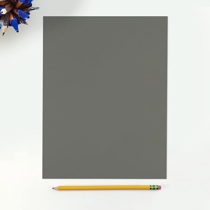 LUXPaper 8.5" x 11" Paper | Letter Size | Smoke Gray | 80lb. Text | 50 Qty - Image 2