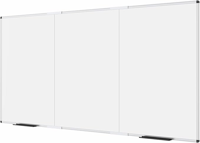 VIZ-PRO Large Magnetic Whiteboard/Foldable Dry Erase Board, 96 X 48 Inches by VIZ-PRO