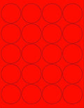 8-1/2 x 11" Neon Color High Light Fluorescent Labels by NextDayLabels