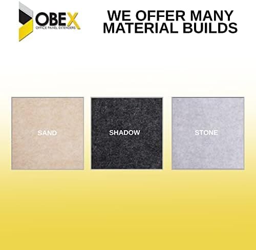 OBEX Free Standing Desk PET Privacy Screen Table Top Home & Office Furniture - Image 4