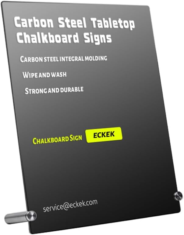 ECKEK Chalkboard Sign Tabletop Chalkboard Signs by ECKEK