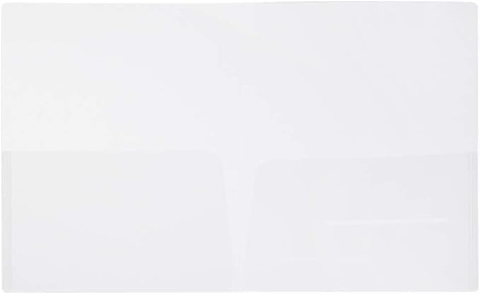 JAM PAPER Plastic Light Weight Flexible Two Pocket Presentation Folders - Image 3
