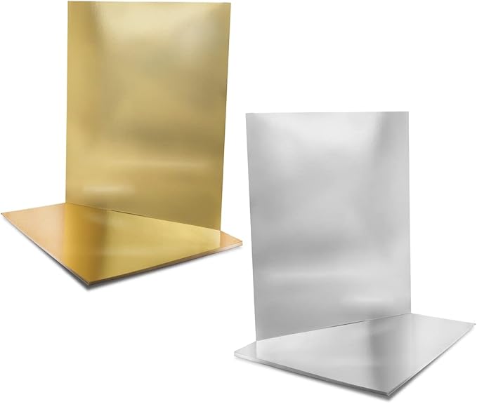 Hygloss Metallic Cardstock Sheets – 200 Shiny Gold & Silver Sheets, 8.5” x 11” - Image 4