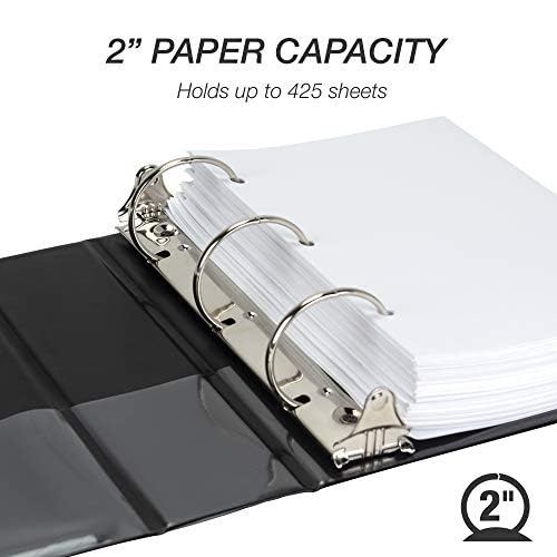 Samsill Economy 1 Inch Mini 3 Ring Binder, Made in The USA, Round Ring Binder - Image 4