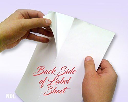 NextDayLabels - 8-1/2 x 11" Neon Color High Light Fluorescent Labels - Image 3