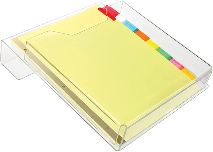 Deluxe Clear Acrylic Cubicle Sign Holder, Name Plates, & File Holders - Image 3