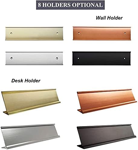 2" x 8" Custom Engraved Name Plate Personalized Office Nameplates - Image 3