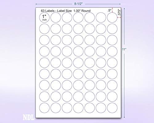 NextDayLabels - Pack of 25 Sheets, 8-1/2 x 11 Fluorescent Labels - Image 2