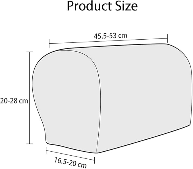 Premium Polyester Sofa Arm Cover, Scratch Resistant Protector Covers, Elastic - Image 4
