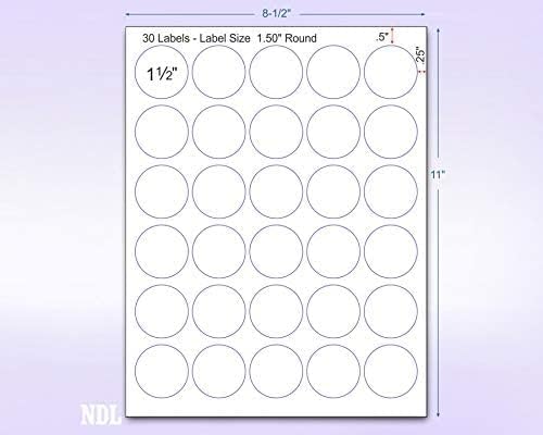 Pack of 100 Sheets, 8-1/2 x 11" Fluorescent Labels - Image 3