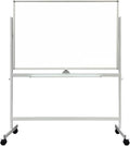 Adjustable Magnetic Mobile Dry Erase Board -48 x 32 Inches Whiteboard Stand by Boardest