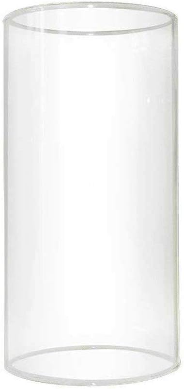 Sunwo Glass Shade Straight Cylinder Glass Lamp Shade Replacement - Image 2