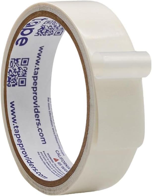 WOD SPT7A UHMW Polyethylene Transparent Film Slick Tape, 1.5 inch x 10 ft. by WODTape