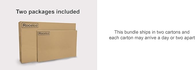 Rocelco 46" Large Height Adjustable Standing Desk BUNDLE - Image 2