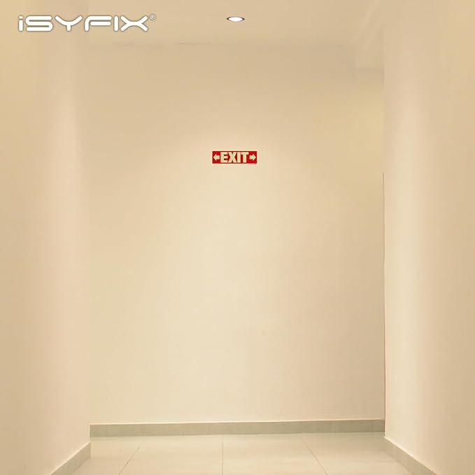 iSYFIX Exit Stickers Signs - Image 4