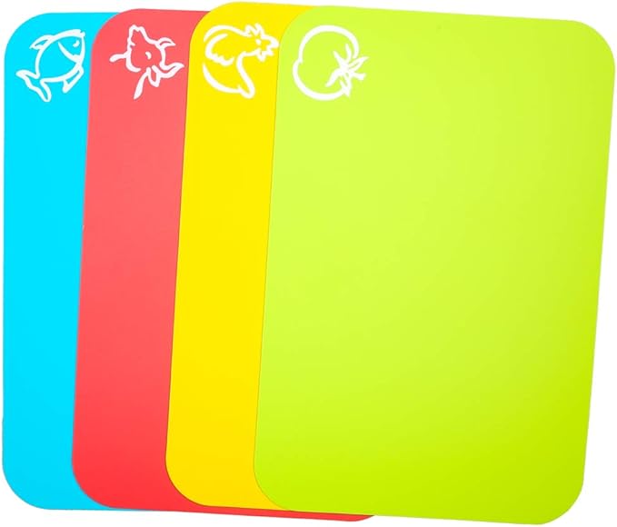 Carrollar Small Flexible Plastic Cutting Board Mats, Cutting Boards Mats - Image 4