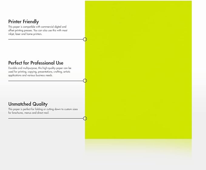 LUXPaper 8.5" x 11" Paper | Letter Size | Wasabi Green | 80lb. Text | 50 Qty - Image 8