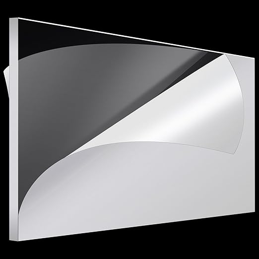 Roowest 1 Pcs 24 x 48 Inch, 1/2 Inch Thick Clear Acrylic Plexiglass Sheets by Roowest