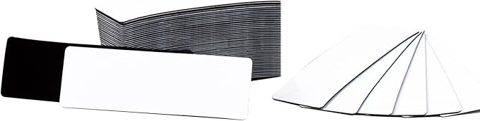 OQUYDEA 100-Pack Dry Erase Magnetic Labels by OQUYDEA