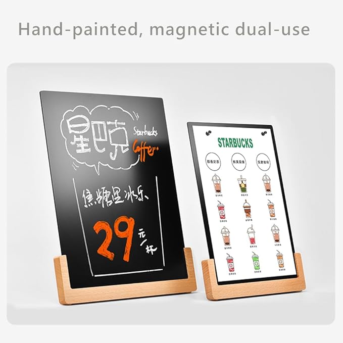 ECKEK Chalkboard Sign Tabletop Chalkboard Signs - Image 8