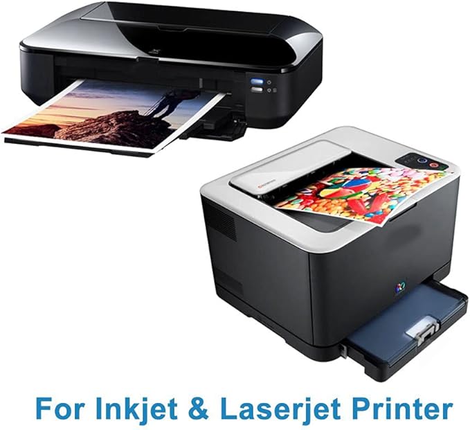 Uinkit 100 Sheets Thin Matte Presentation Paper Photo Double Sided 8.5x11 38lb - Image 4