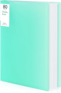 Phyxin Portfolio Binder, 80-Pocket Portfolio Folder 8.5" x 11", Displaying 160 by Phyxin