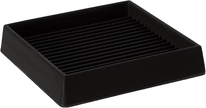 4X4 Rubber Caster Cups, Non Slip Furniture Pads, Anti-Slip Gripper, Anti Skid by VOCOMO