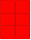 NextDayLabels - 8-1/2 x 11 Neon Color High Light Fluorescent Labels by NextDayLabels