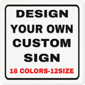 Custom Outdoor Metal Personalized Sign by Custom