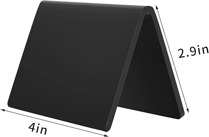 20 Pack Acrylic Mini Chalkboard Sign, AITEE Black Mini Tabletop Chalkboard Signs - Image 6