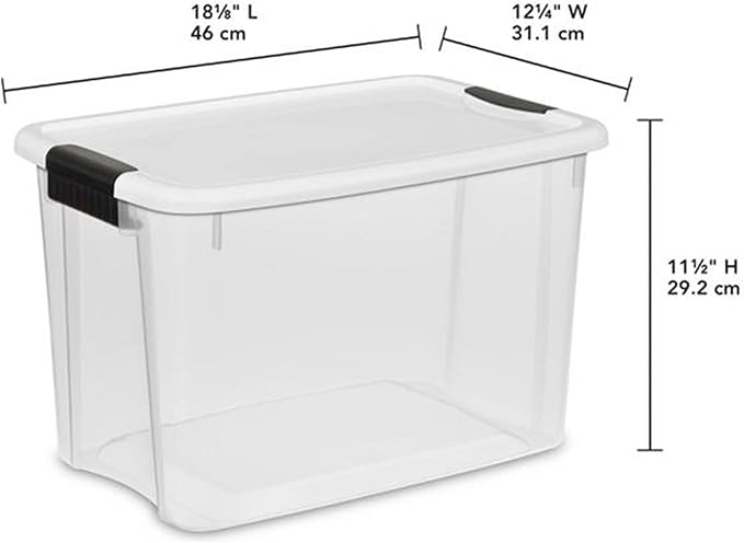 Sterilite 4-Pack 70 Quart & 6-Pack 30 Quart Ultra Latching Box, and Office - Image 4