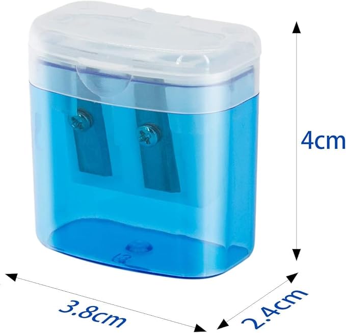 KIDMEN 24 PCS 2 Holes Small Manual Pencil Sharpener - Image 4