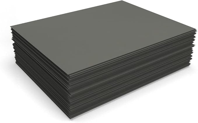 LUXPaper 8.5" x 11" Paper | Letter Size | Smoke Gray | 80lb. Text | 50 Qty - Image 4