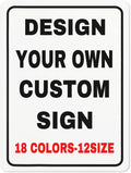 Custom Outdoor Metal Personalized Sign by Custom