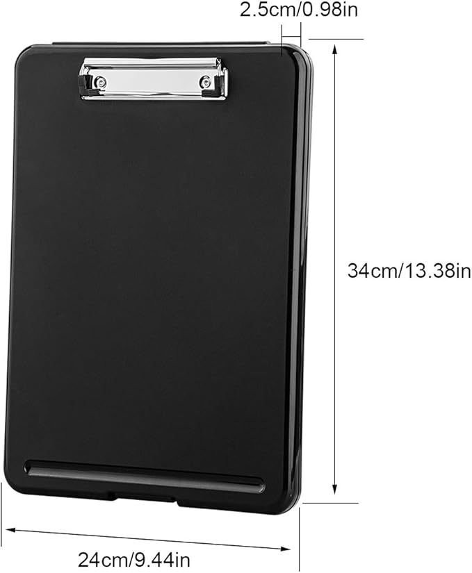 ZCZN Plastic A4 Form Storage Box Case, Suitable - Image 3