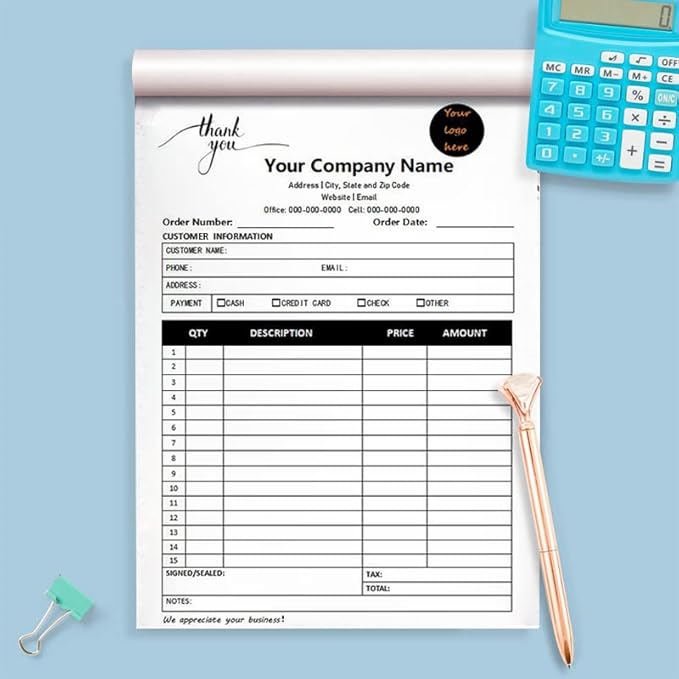 Custom Carbonless Sales Invoice Form Books - Image 6