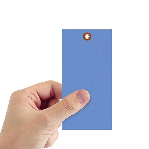 SmartSign Blue Blank Tyvek Shipping Tags - Image 2